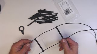 Assembly instructions for the N9TAX Labs Ladder Maker clips for ladder wire building. Ladder Snap Assembly Build Your Own Ladder Line