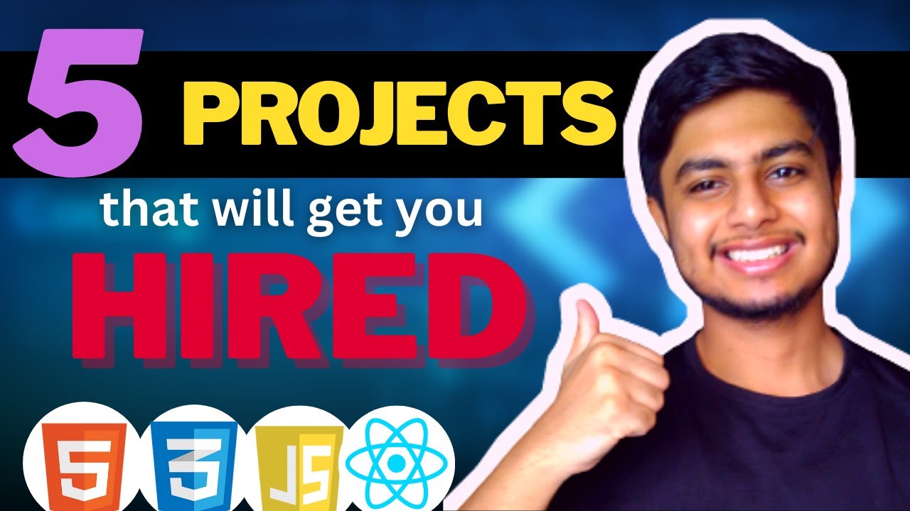 Top 5 Web Development Projects that will Get you Hired (With Resources