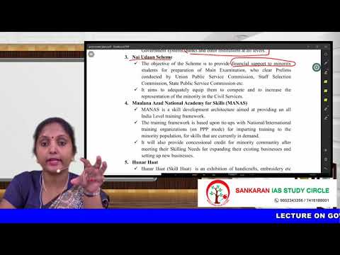 SCHEMES AND PROGRAMMES OF GOVERNMENT OF INDIA - MINISTRY OF MINORITY AFFAIRS BY Mrs Deepa