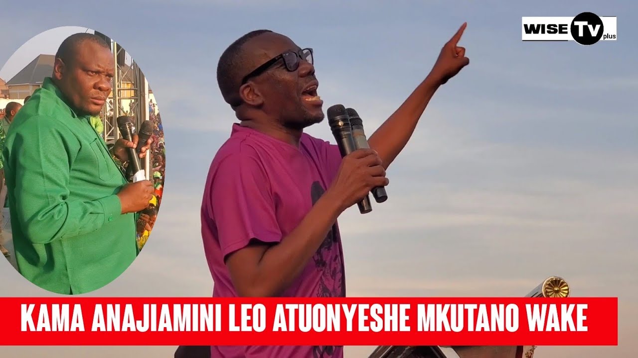 TAZAMA: ZITTO BAADA YA KUJAZA UWANJA AMSAKAMA VILIVYO BABALEVO 