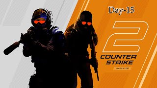 Counter Strike 2 Gameplay || Day-15 of 30 Day CS2 Challenge ||