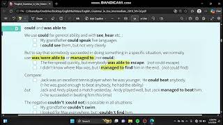 Unit 26 :  can, could and (be) able to(Intermediate Grammar in Use)