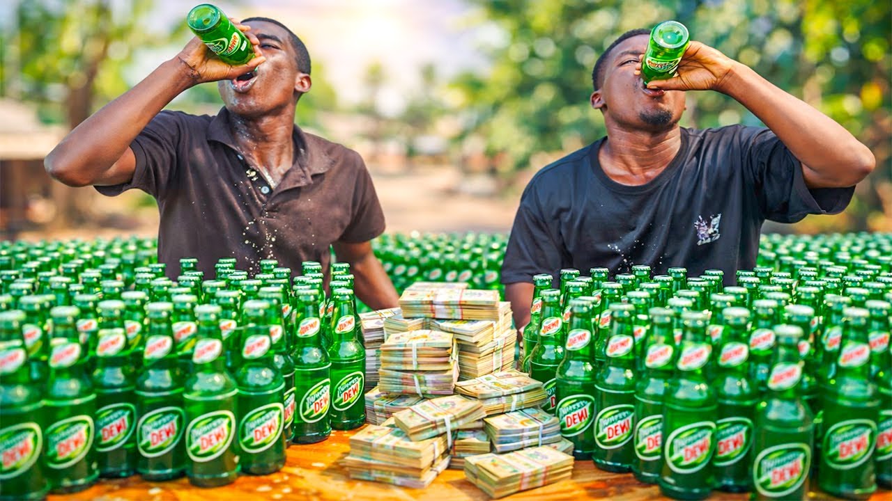 IMPOSSIBLE Mountain Dew Drinking Challenge: Winner Takes All! 🥤🔥💰