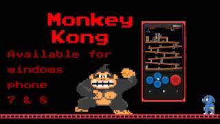 Monkey Kong Windows Phone Game screenshot 2
