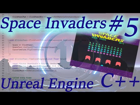 Игра Space Invaders (Galaxian) на Unreal Engine C++/ #5 Создание снаряда, Projectile Movement