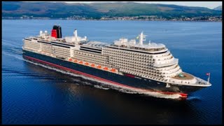 New Cunarder Queen Anne arrival on the Clyde