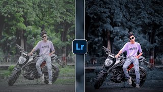 Navy blue tone effect Lightroom photo editing kaise kare ||