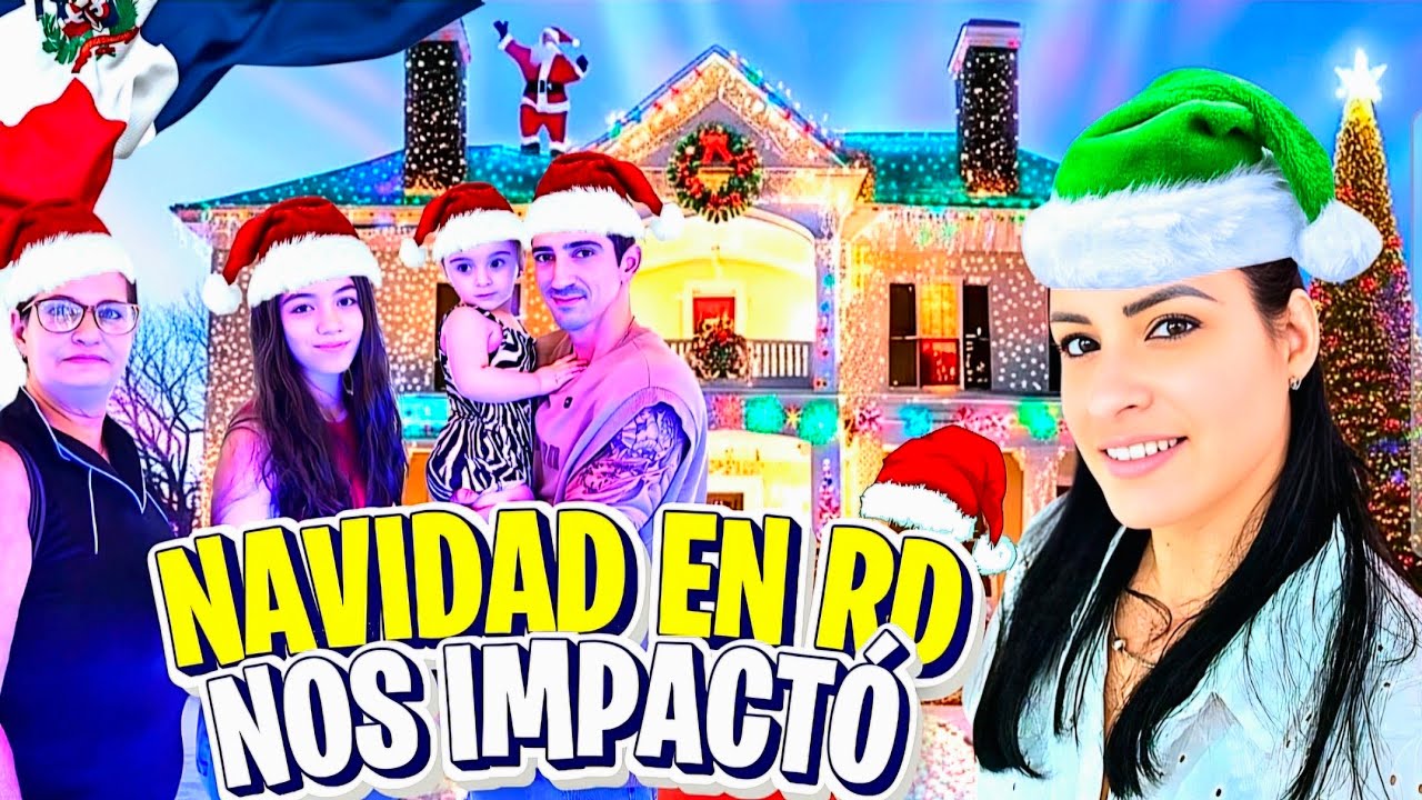 😱 CUBANOS CONOCEN la NAVIDAD por PRIMERA VEZ en REPÚBLICA DOMINICANA🇩🇴//Ésto nos IMPACTÓ🎄💯