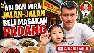 Abi and Mira Go Out to Buy Favorite Padang Food! 🍛❤️