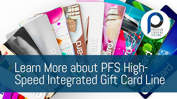 Speed Up Your Gift Card Production with PFS Integrated Gift Card Line!