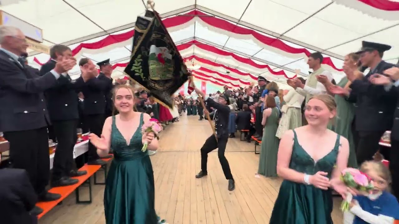 150 Jahre FFW Lixenried- Tag 4 Teil 4 Fahneneinzug und Bayernhymne(Gänsehaut)