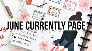 Plan With Me // June 2020 Currently Page // Big Happy Planner