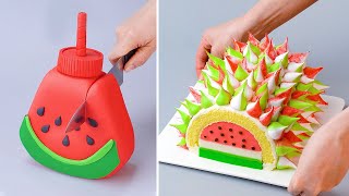 So Beautiful Watermelon Theme Cake Tutorials You'll Love | So Yummy Dessert Recipes by Cookies Inspiration 18,972 views 1 month ago 30 minutes
