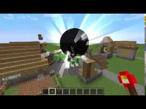 Minecraft Black Hole VS Village (Mod) (READ DESCRIPTION 