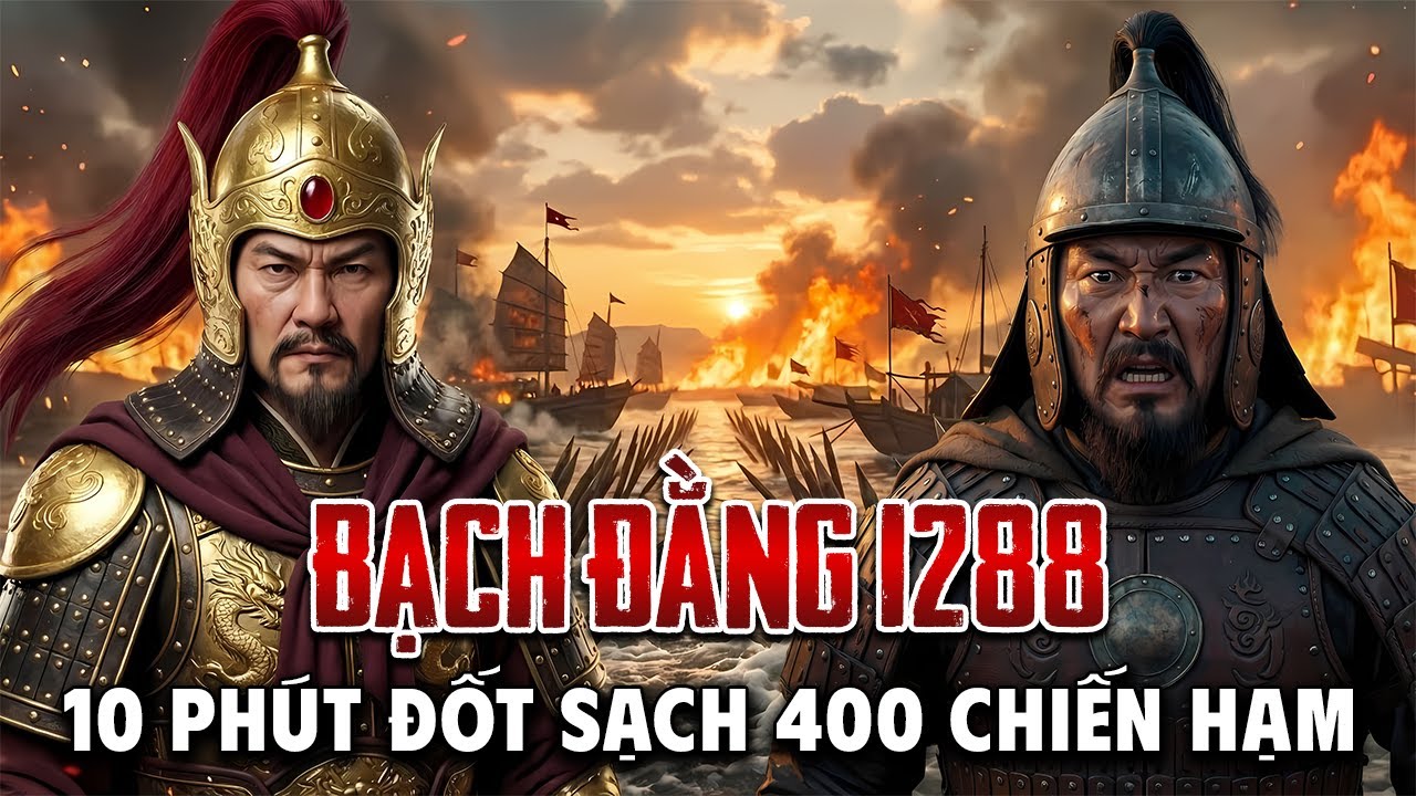 Bạch Đằng 1288: Sai lầm 10 phút của Ô Mã Nhi và cái giá 400 chiến hạm.