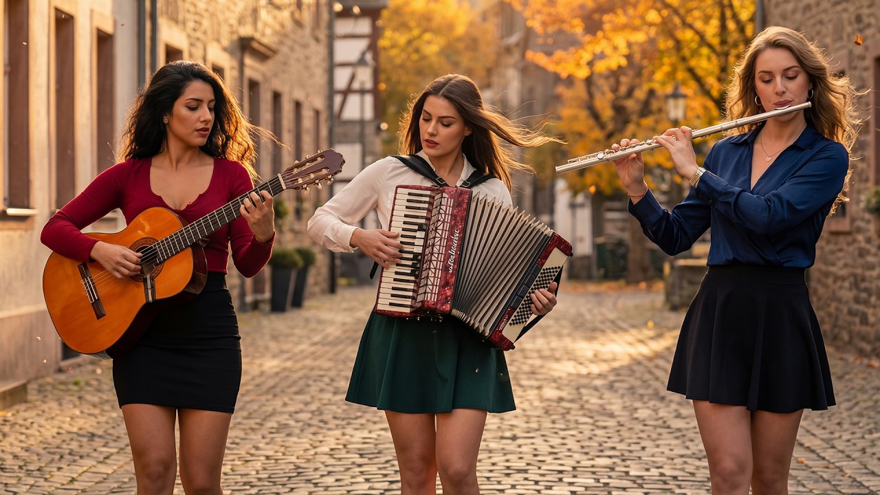 Magical Flamenco Guitar & Accordion with Ethereal Flute Harmony — A Celestial Mediterranean Escape