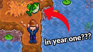 I Caught Every Fish in Stardew Valley in ONE YEAR