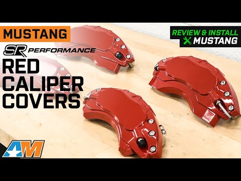 2011-2014 Mustang SR Performance Red Caliper Covers; Front and Rear Review & Install