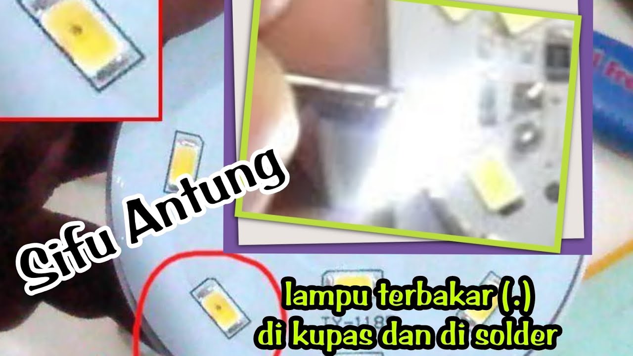 Cara Perbaiki Bola Lampu LED Sendiri