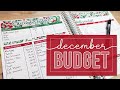 December Budget | Complete Set-Up and Planning Process