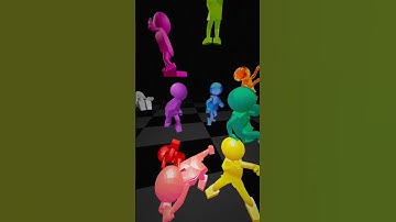 SPLINE Character Animations - Body Motions added to my Custom Stickman Guy! (: #animation