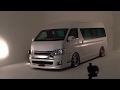 Ⅳ型ハイエース　LEGANCEデモカー撮影　 shooting the Hiace