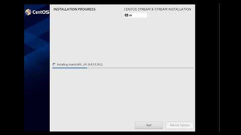 Installation of CentOS 8 Stream