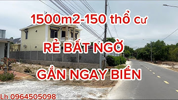 QUÁ ĐẸP VÀ RẺ 1500m2-150 thổ cư NGAY BIỂN LỘC AN-HỒ TRÀM-BRVT CHỈ HƠN 3ty #nhavuon #bien #batdongsan