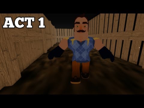 Video Roblox Hello Neighbor - denis roblox hello neighbor alpha 2