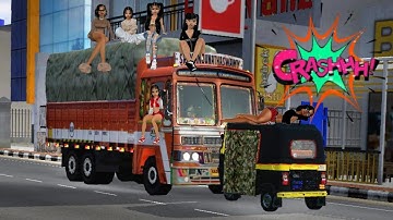 Crazy 🚕Auto rickshaw Driver In Bus Simulator Indonesia - Bussid Car Mod -  Car Games 3D - Bussid