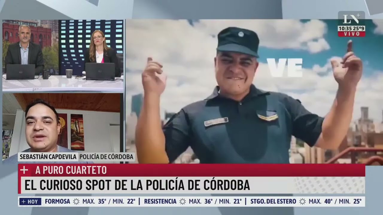 El curioso spot de la policía de Córdoba: a puro cuarteto
