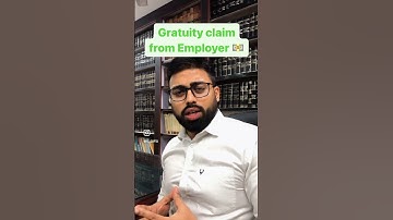 Gratuity claim from employer… #shorts #shortsvideo #money