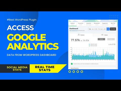 The Best Google Analytics Dashboard Plugin for WordPress (GA4 Ready!) | Social Media Stats