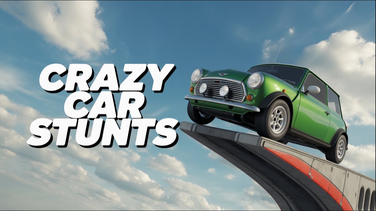 Mr Bean Car Mega Jump | Dr. Habshi