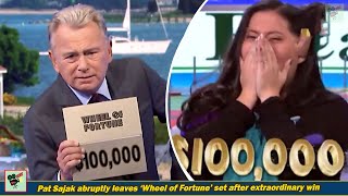 Pat Sajak abruptly leaves ‘Wheel of Fortune’ set after extraordinary win, World News Today, Stand Up