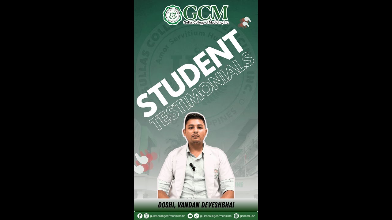 My Medical School Journey at Gullas College of Medicine | Vandan's Testimonial
