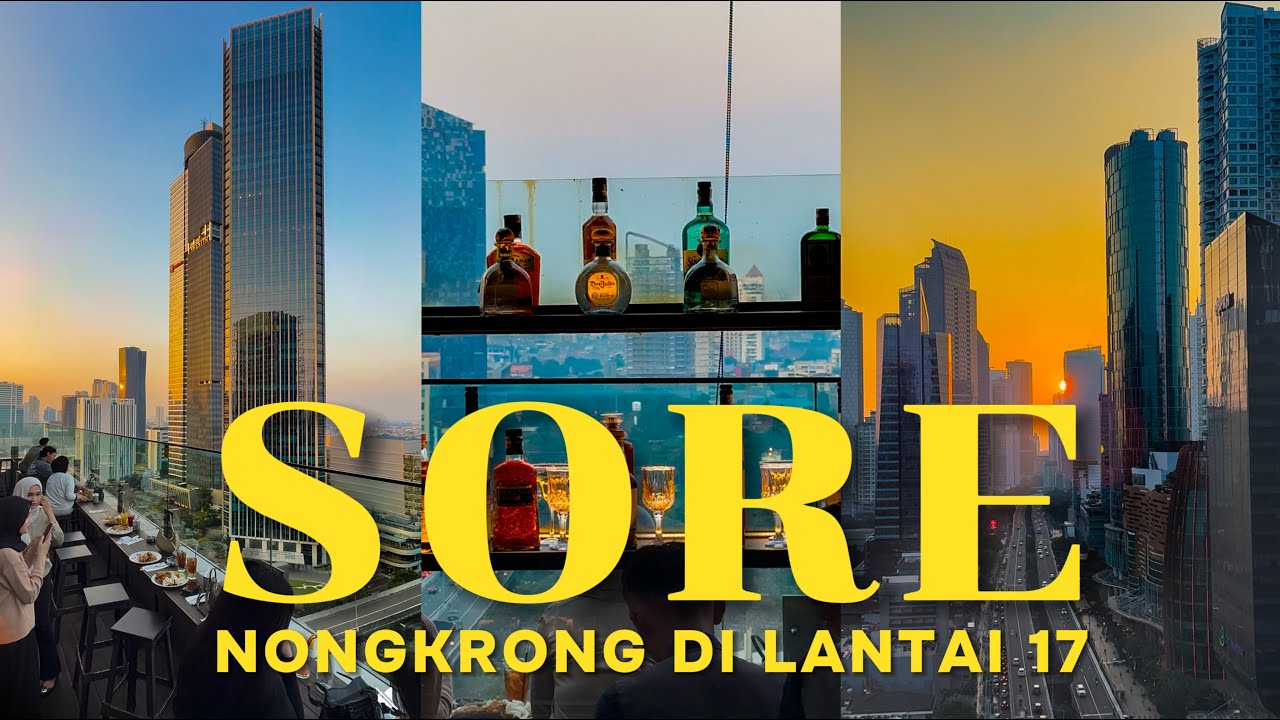 VIEW TERGILA! Nongkrong Senja di Cyber 2 Tower Jakarta | Wajib Coba ! #enjoyjakarta #sunset