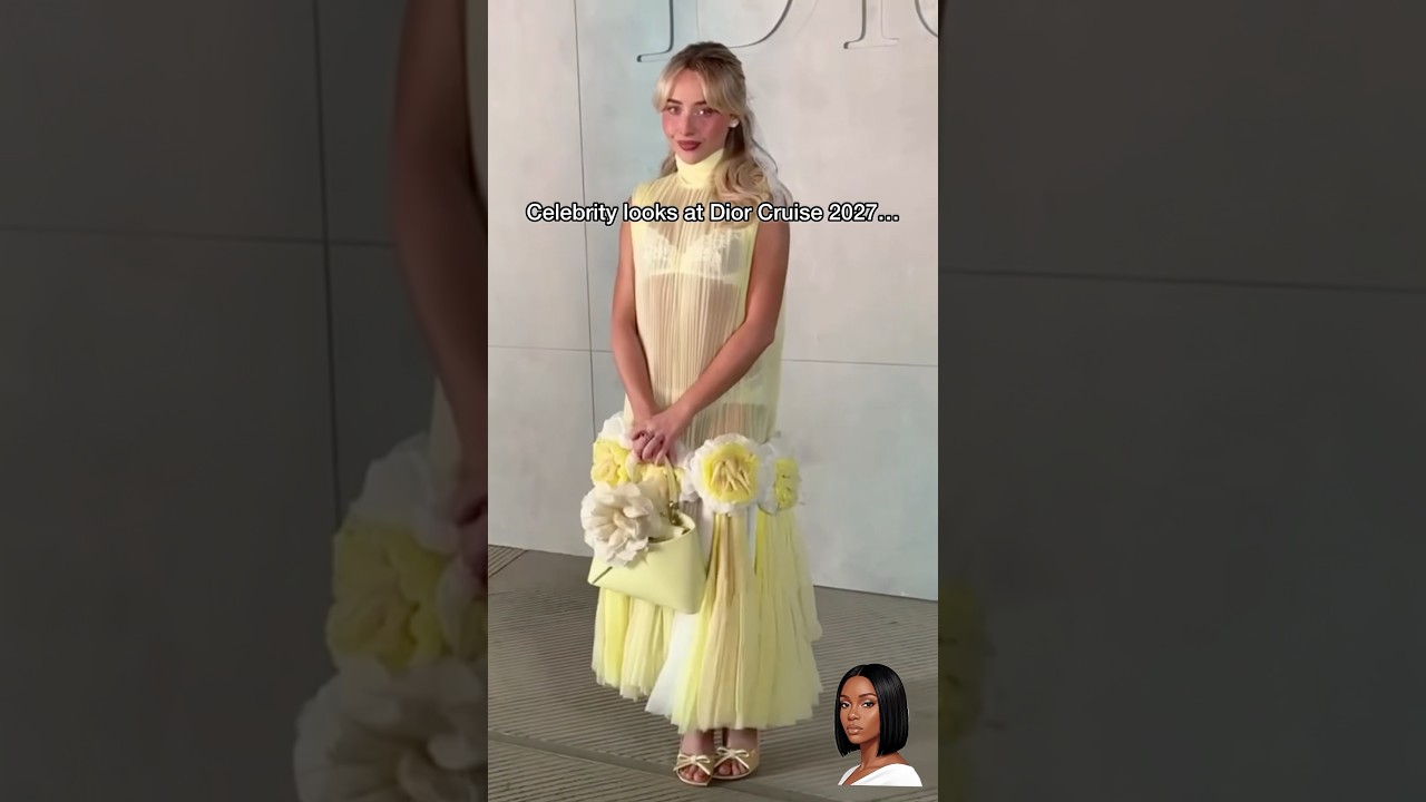 Celebrity Fashion at Dior Cruise 2027 ✨