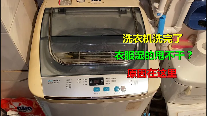 洗衣機洗完了衣服濕的甩不幹？很簡單，師傅告訴你什麼原因 - 天天要聞