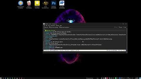 running MS Office (word) in linux using wine (6.14) and a simple .desktop file as launcher