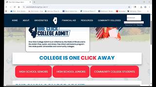 One Click College Admit: Community College Opt-in Walkthrough