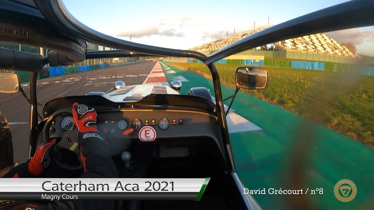 Les trajectoires (ou presque), du circuit de Magny-Cours : un tour en caméra embarquée en Caterham