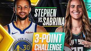 Steph Curry vs Sabrina Ionesco 3 Point Contest  ( 2024 All Star )  Credits to: @NBA