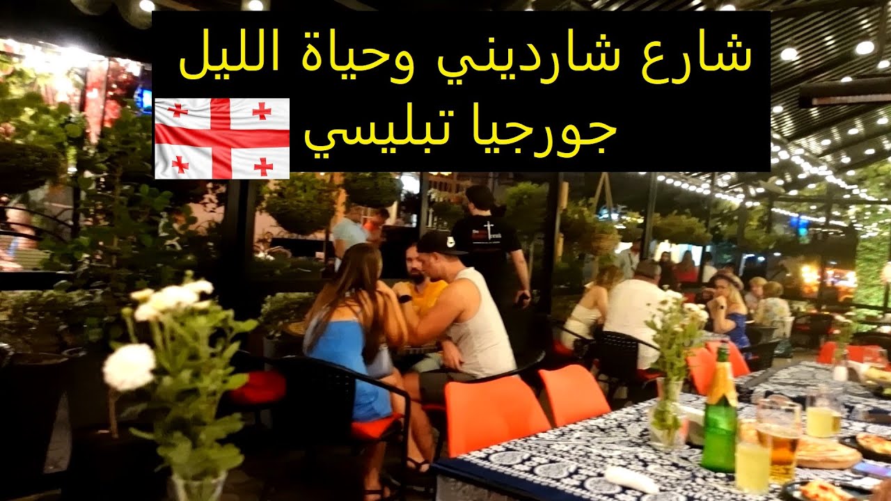شارع شارديني في تبليسي جورجيا .. حياة الليل shardeni street in tbilisi nightlife