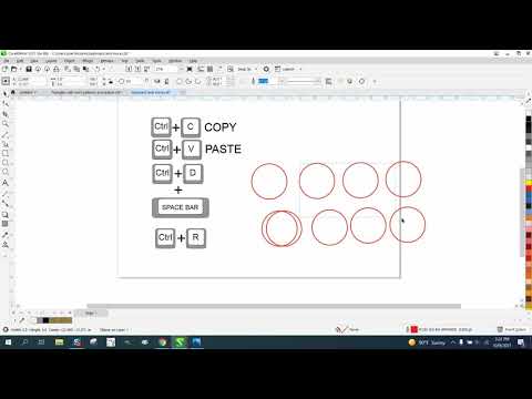 Corel Draw Tips & Tricks Make Copies of an Item or Object  NEW