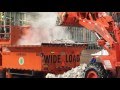 DSNY, NEW YORK CITY DEPARTMENT OF SANITATION USING FRONT LOADERS & SNOW MELTING MACHINE AFTER JONAS.