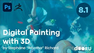 Digital painting with 3D by Stephane Wootha Richard / Chapter 8.1: Keyshot Overview