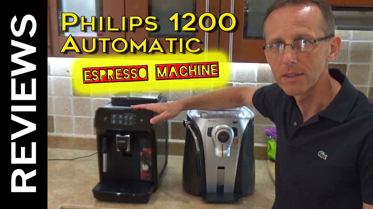 New Philips 1200 Series Fully Automatic Espresso Machine w/ Milk Frother,  Black