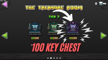 Opening my First 100 Key Chest in Geometry Dash