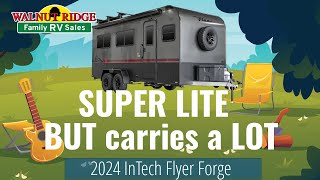 Explore the Unbeaten Path: 2024 InTech Flyer Forge Toy Hauler Adventure!